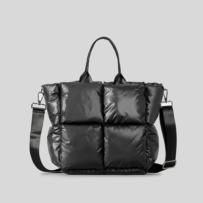 Gepolsterte Puffer-Handtasche