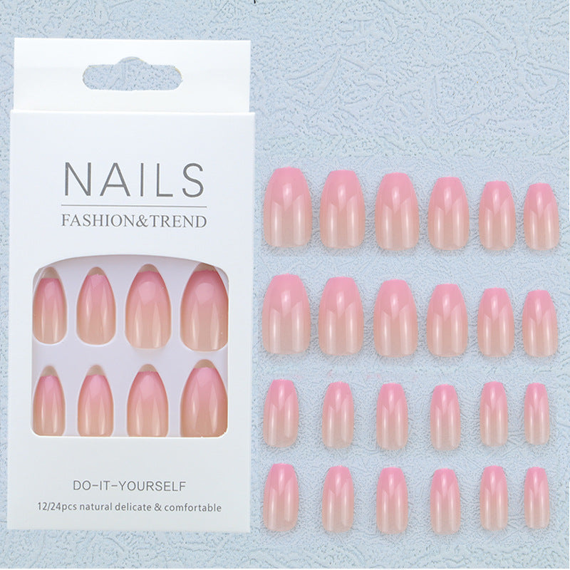 Künstlerisches Grafik Press-On Nagelset Brehn