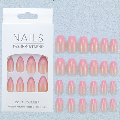 Künstlerisches Grafik Press-On Nagelset Brehn