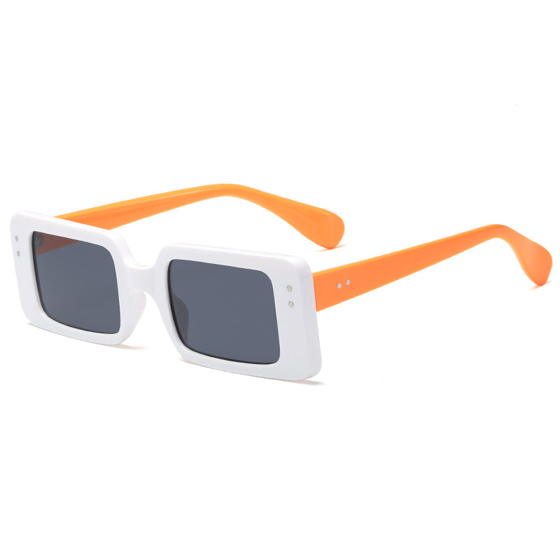 Damen modische quadratische Sonnenbrille mit modernem Design und UV-Schutz Brehn