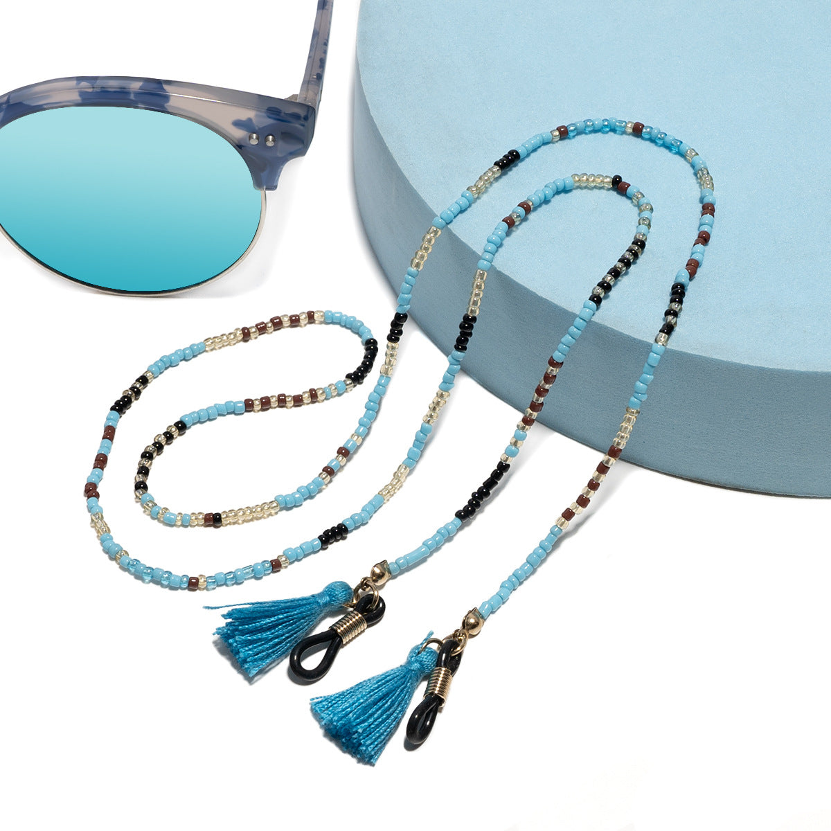 Designer-Brillen mit Perlenhalter Brehn
