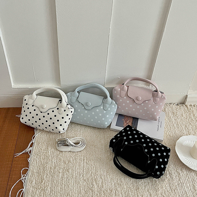 WoStylish Polka Dot Handtasche Brehn