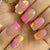 Floral Accent Press-On Nail Art Brehn
