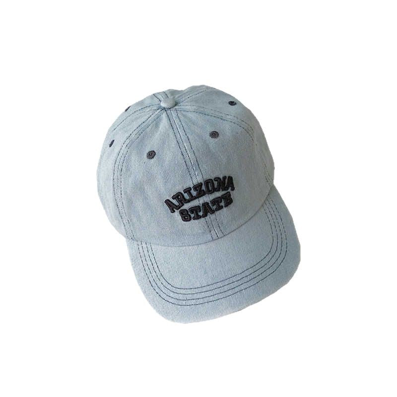 Unisex Vintage-inspiriertes besticktes Denim-Cap Brehn