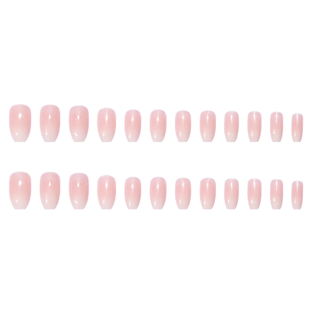 Kunstnagelset mit elegantem Ombre-Effekt Brehn