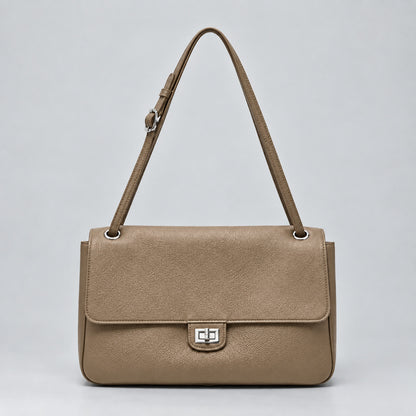 Elegante Leder Schulterhandtasche