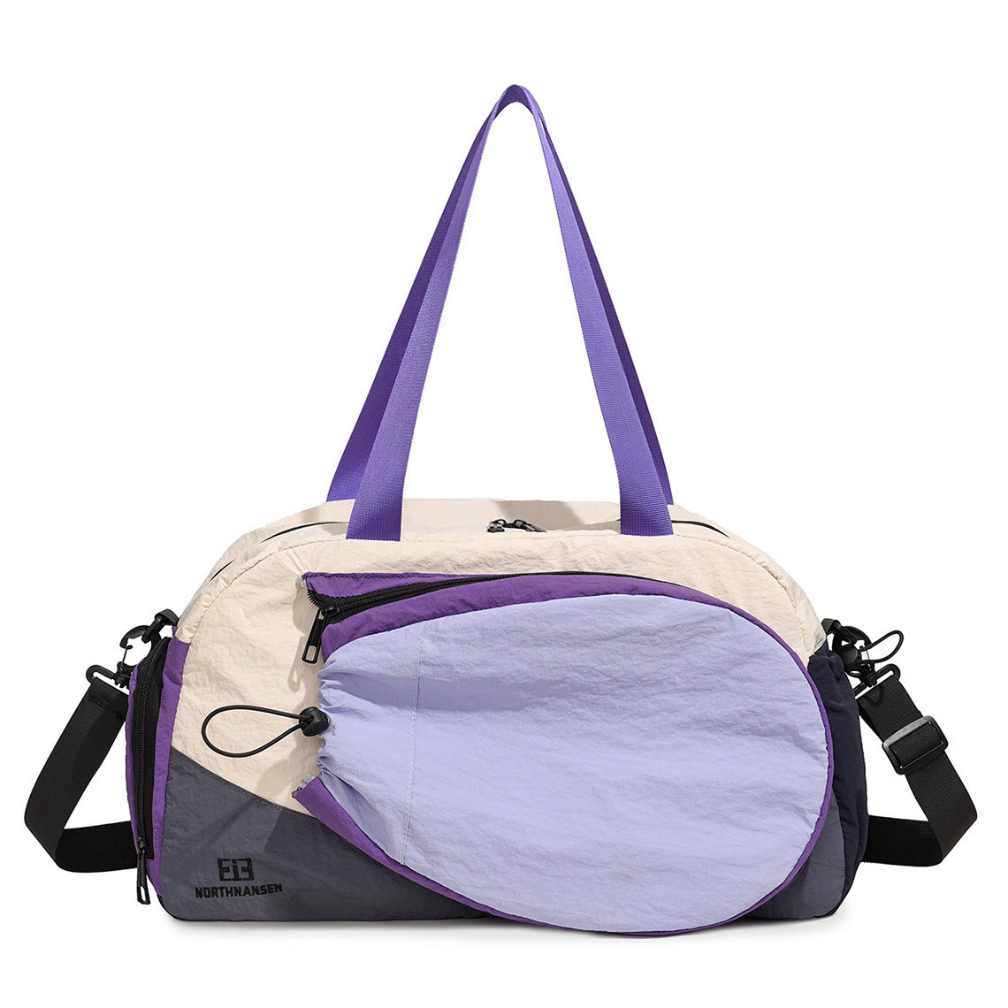 Stylische Mehrfachfächer-Wochenend-Tasche