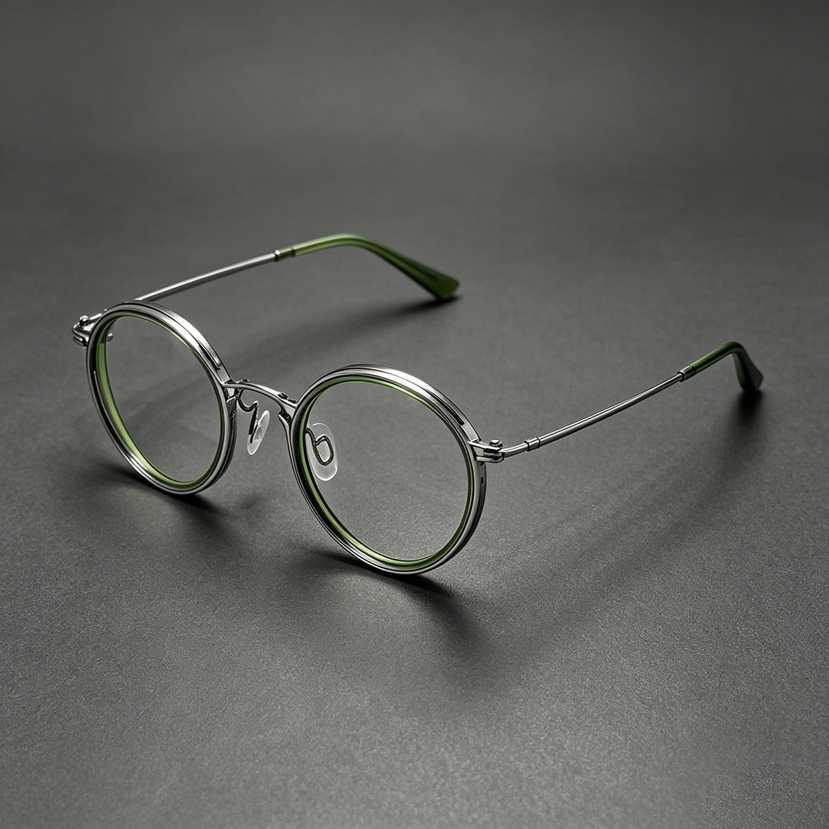 Modische Runde Rahmenbrille Brehn