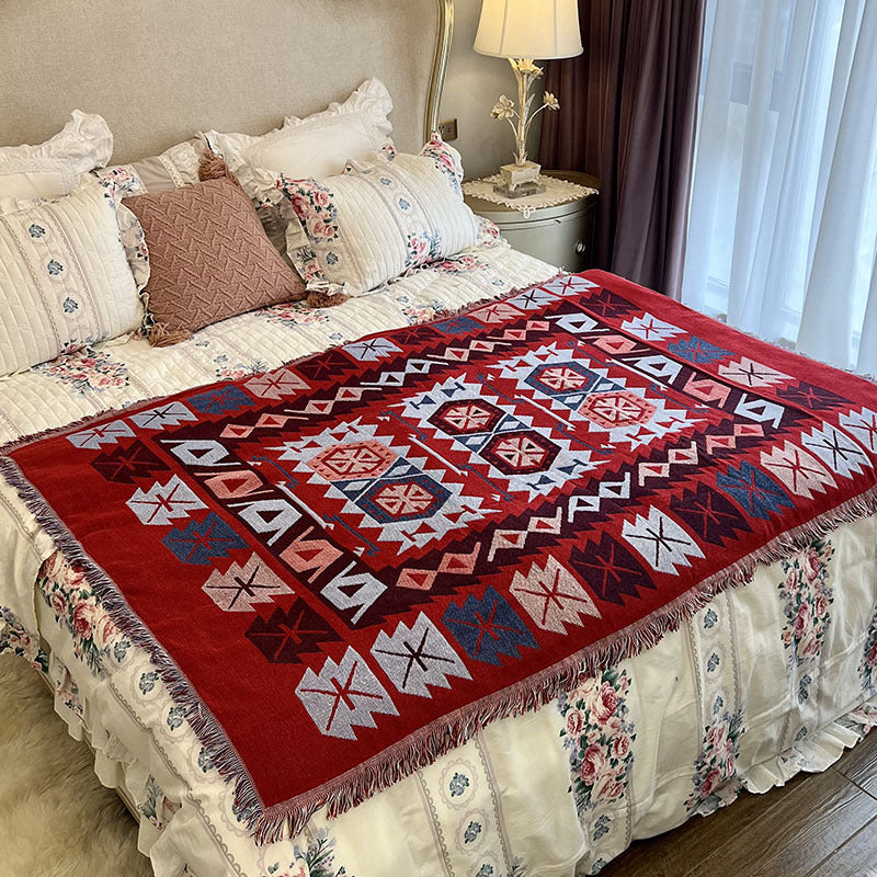 Elegante florale Wandteppichdecke