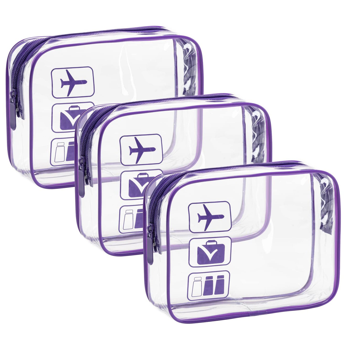 Unisex durchsichtige Reiseorganizer-Taschen Set Brehn