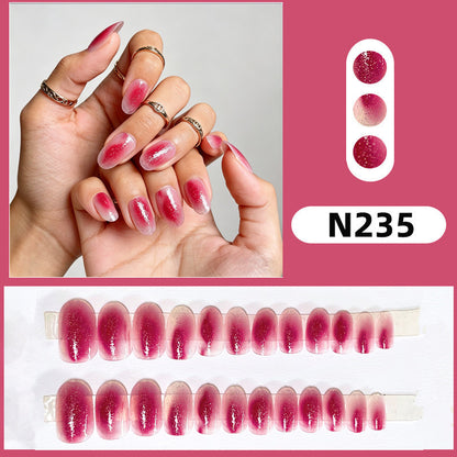 Glamorous Ombre Druck-Nagelset