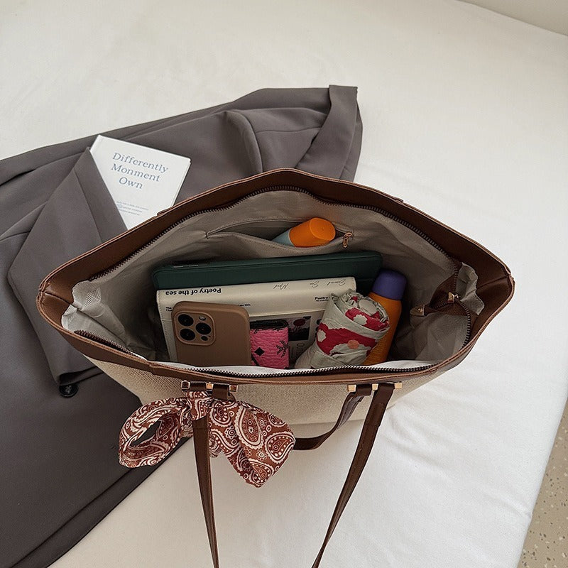 Elegante Strukturierte Tote Tasche