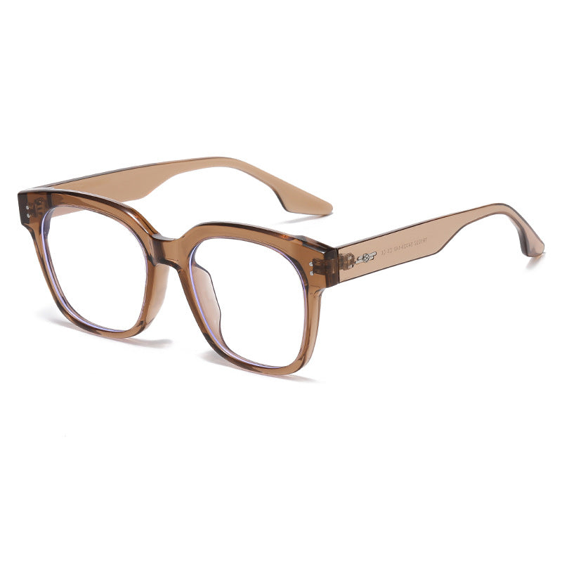 Übergroße geometrische Rahmenbrille