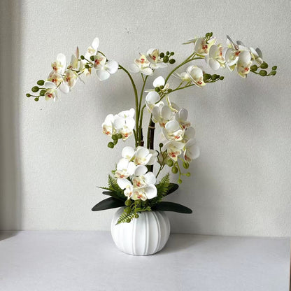 Elegante Kunstorchideenbouquet für die Wohnkultur Präsentation