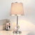 Moderne Kristallbasis-Tischlampe