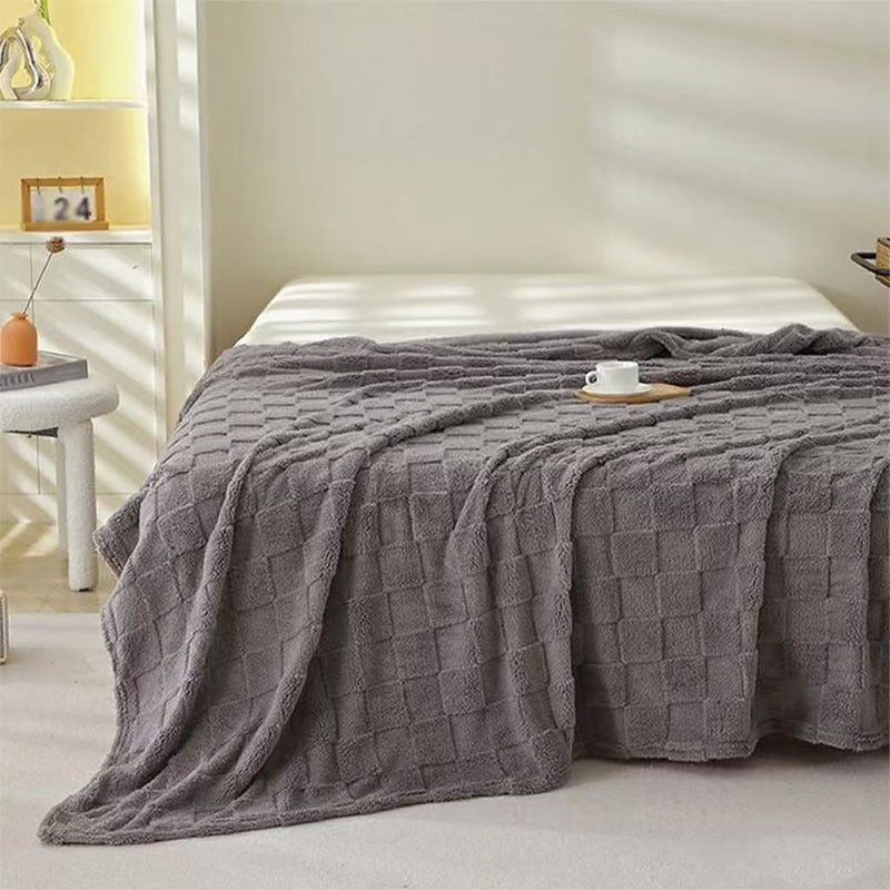 Damen Weiche und atmungsaktive Plaid-Decke Brehn