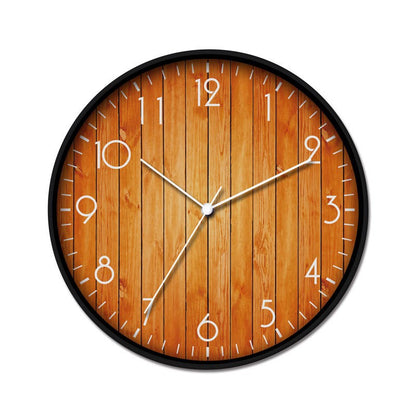 Wanduhr mit Holzoptik Brehn
