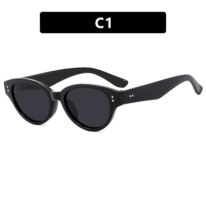 Damen Cat-Eye Sonnenbrille mit robustem Rahmen und polarisierenden Gläsern Brehn