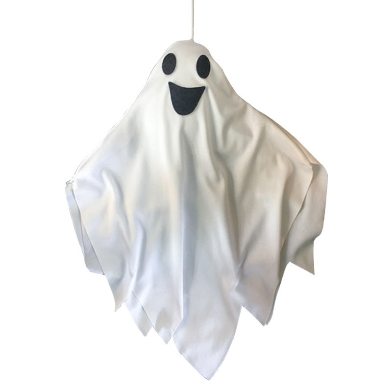Gruselige Halloween Dekofigur als schwebendes Gespenst