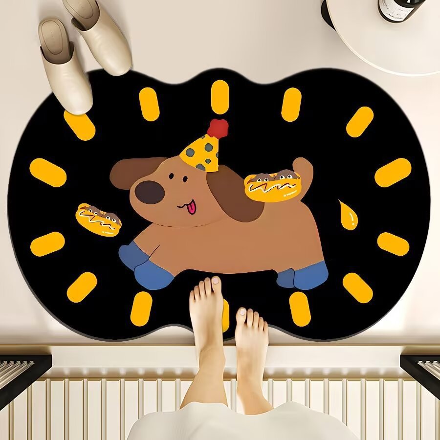 Süße Cartoon Bär Badmatte Brehn