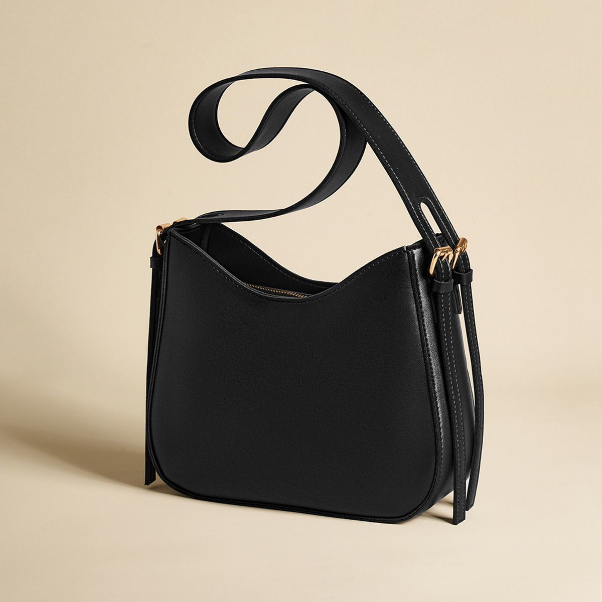 Elegante Strukturierte Hobo-Tasche Brehn