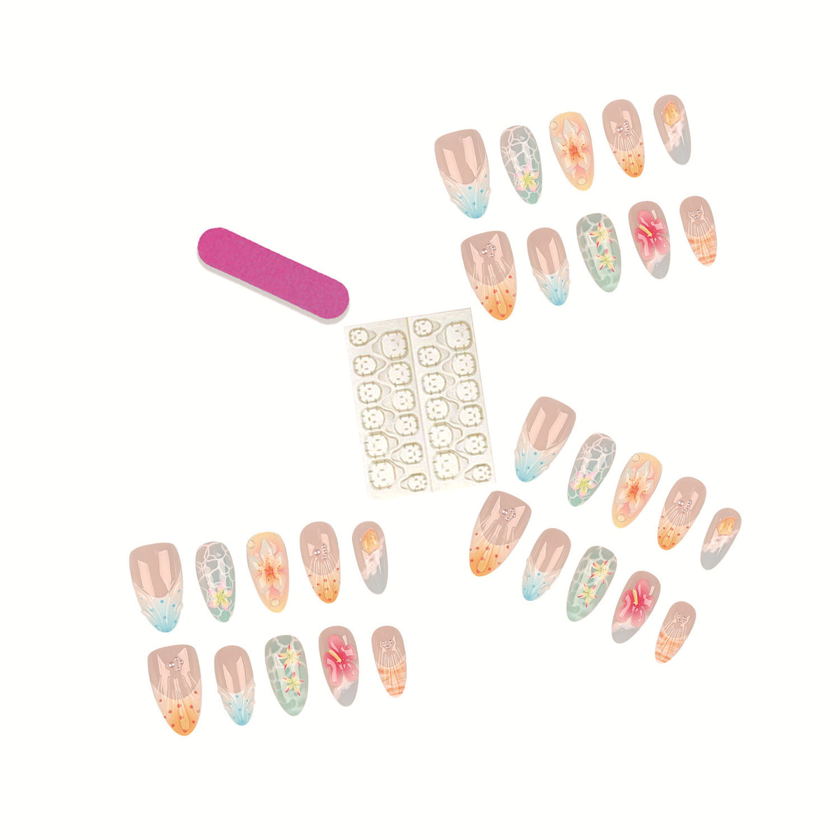 Künstlerisches Nagelkunst-Set