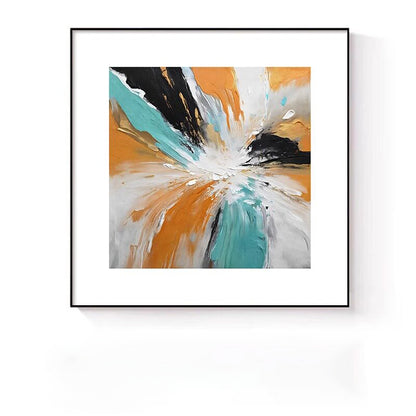 Abstrakte expressionistische Leinwandkunst für Wände