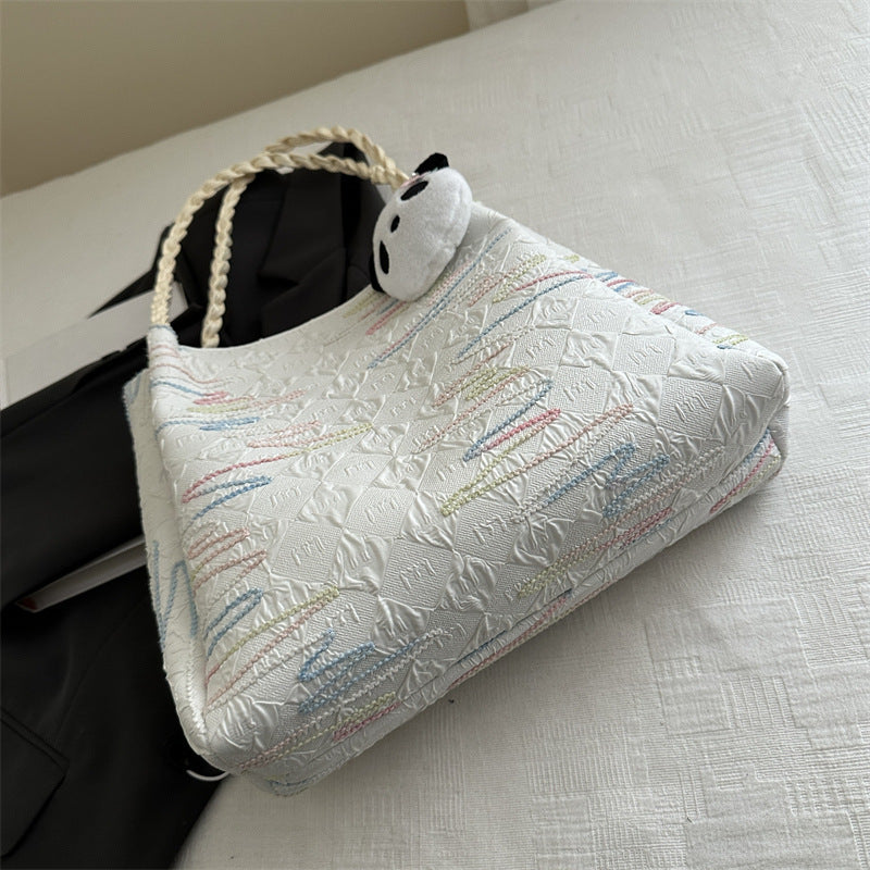 Gepolsterte dekorative Schultertasche Brehn