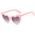 Damen Herzförmige Sonnenbrille mit polarisierenden Gläsern und hochwertigem Kunststoffrahmen Brehn