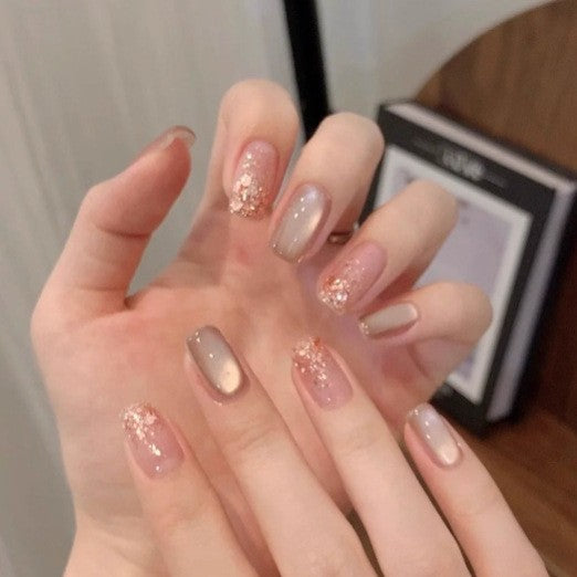 Kunstnägel Im Eleganten Glitzer-Finish Brehn