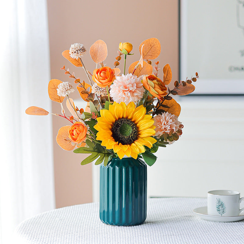 Premium Künstlicher Sonnenblumenstrauß