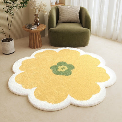 Blumenförmiger Teppich Brehn