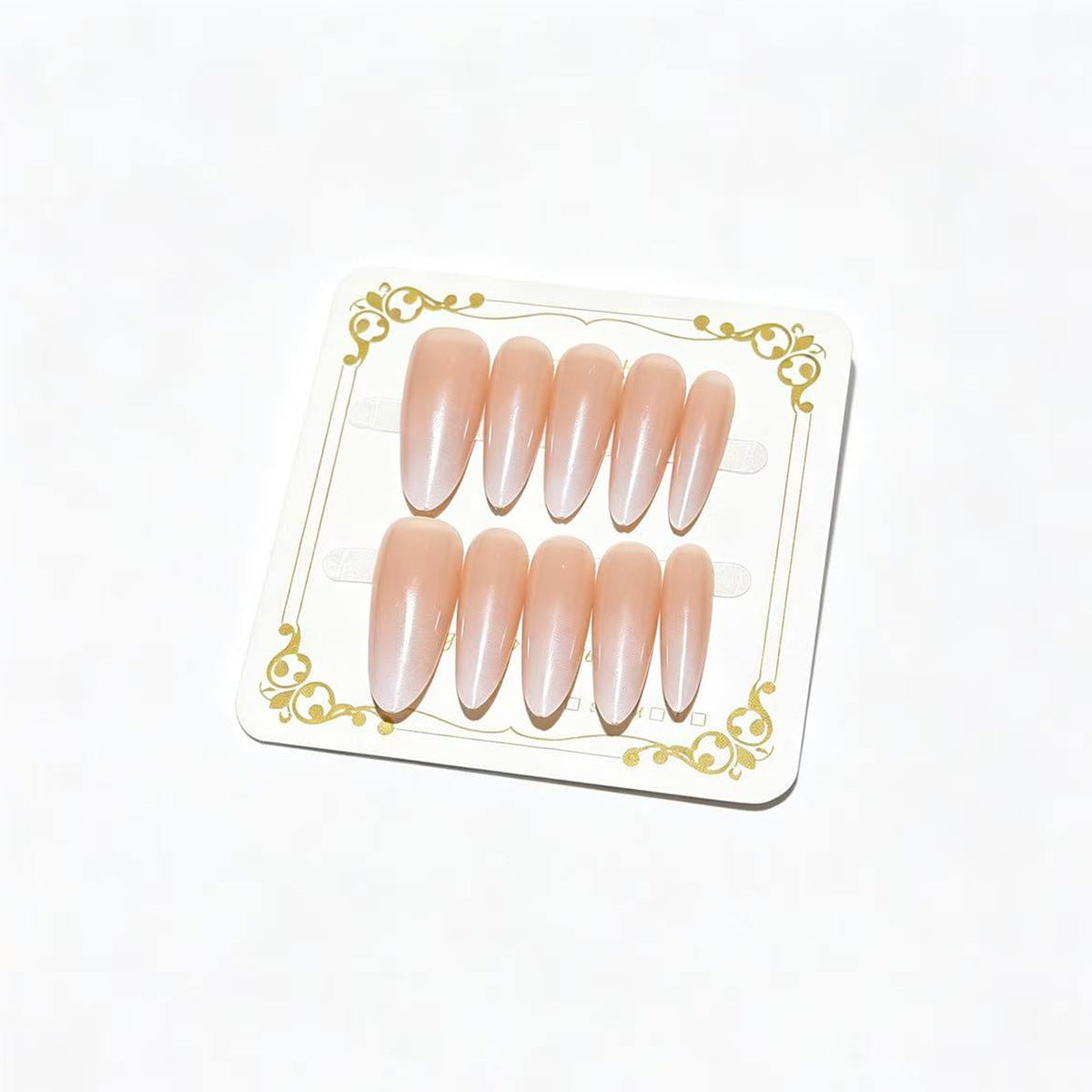 Glänzende Ombre Press-On Nagelspitzen Brehn