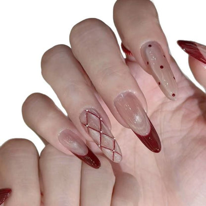 Elegante Stiletto Nagelkunst Verbesserungen Brehn