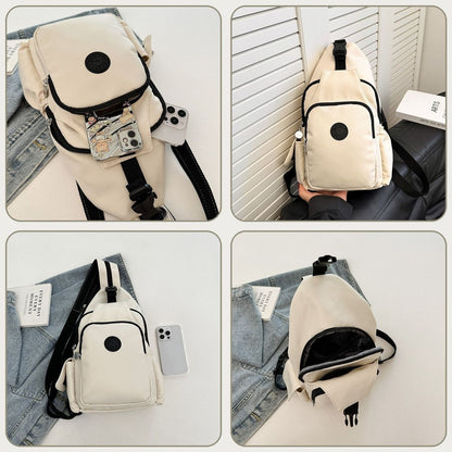 Multi-Pocket Casual Sling Bag Brehn