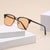 Damen elegante quadratische Brille mit leichtem Metallrahmen Brehn