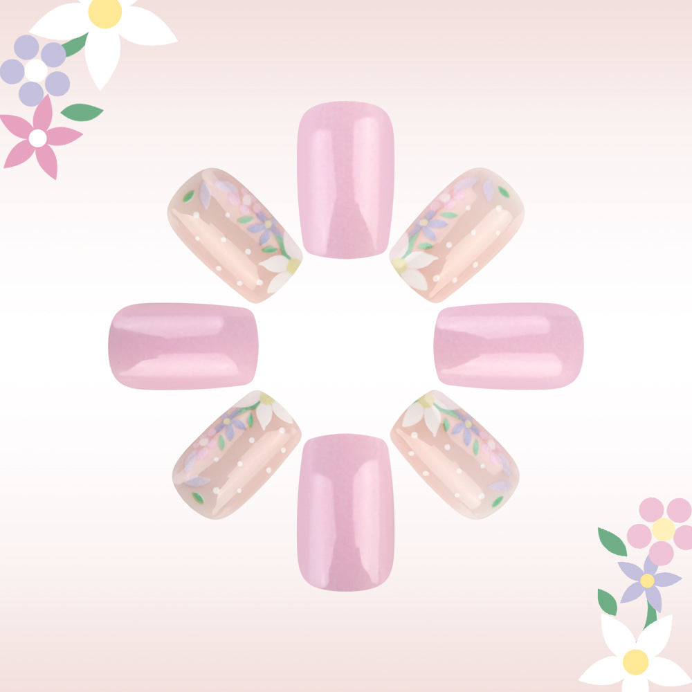 Blumen Kunst Press-On Nageldesign Brehn