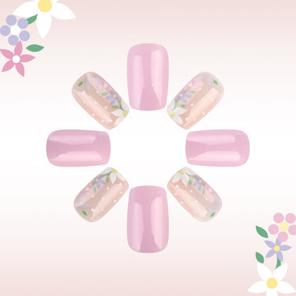 Blumen Kunst Press-On Nageldesign Brehn