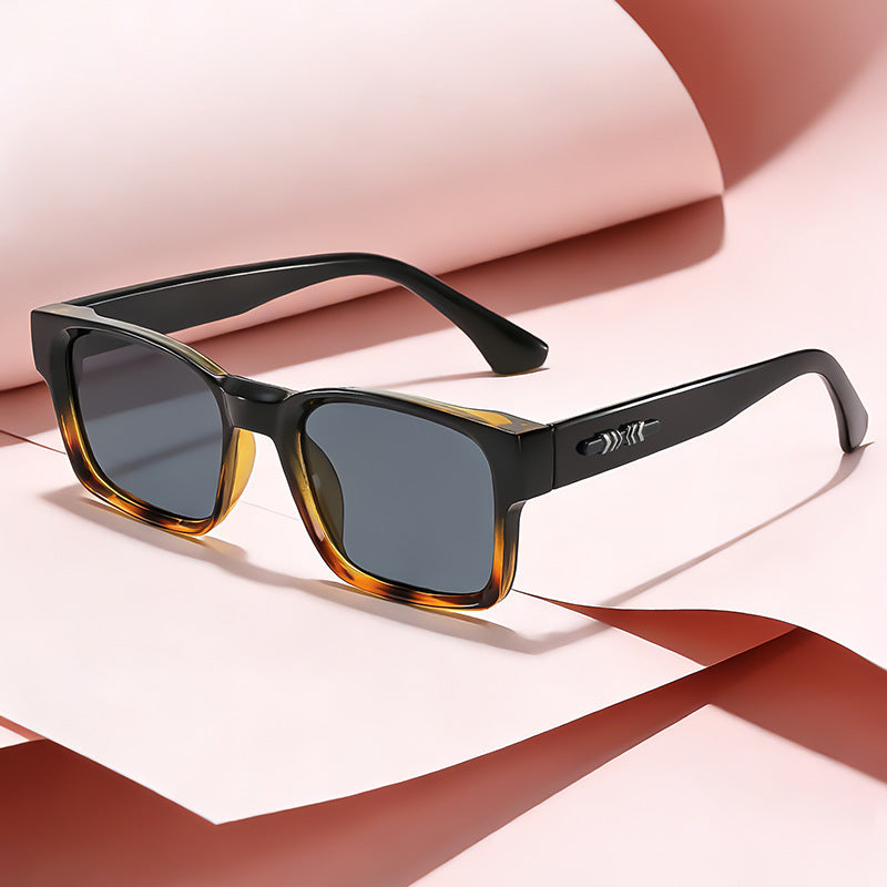 Stylische Chunky Quadratische Sonnenbrille Brehn