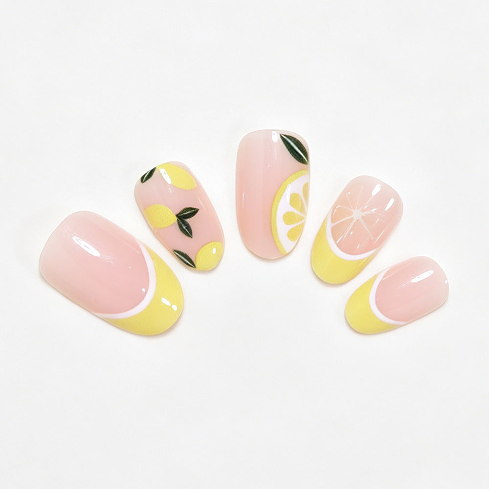 Zitrus-inspiriertes Nageldesign Brehn