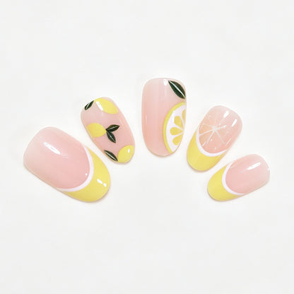 Zitrus-inspiriertes Nageldesign Brehn