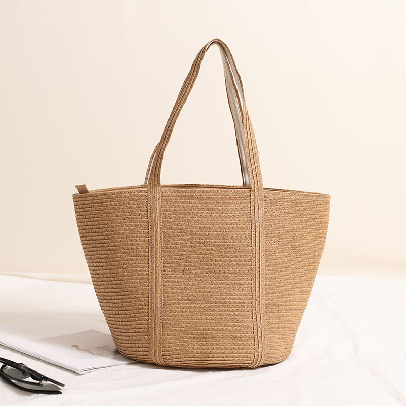Damen Stylische Korb-Tragetasche Brehn