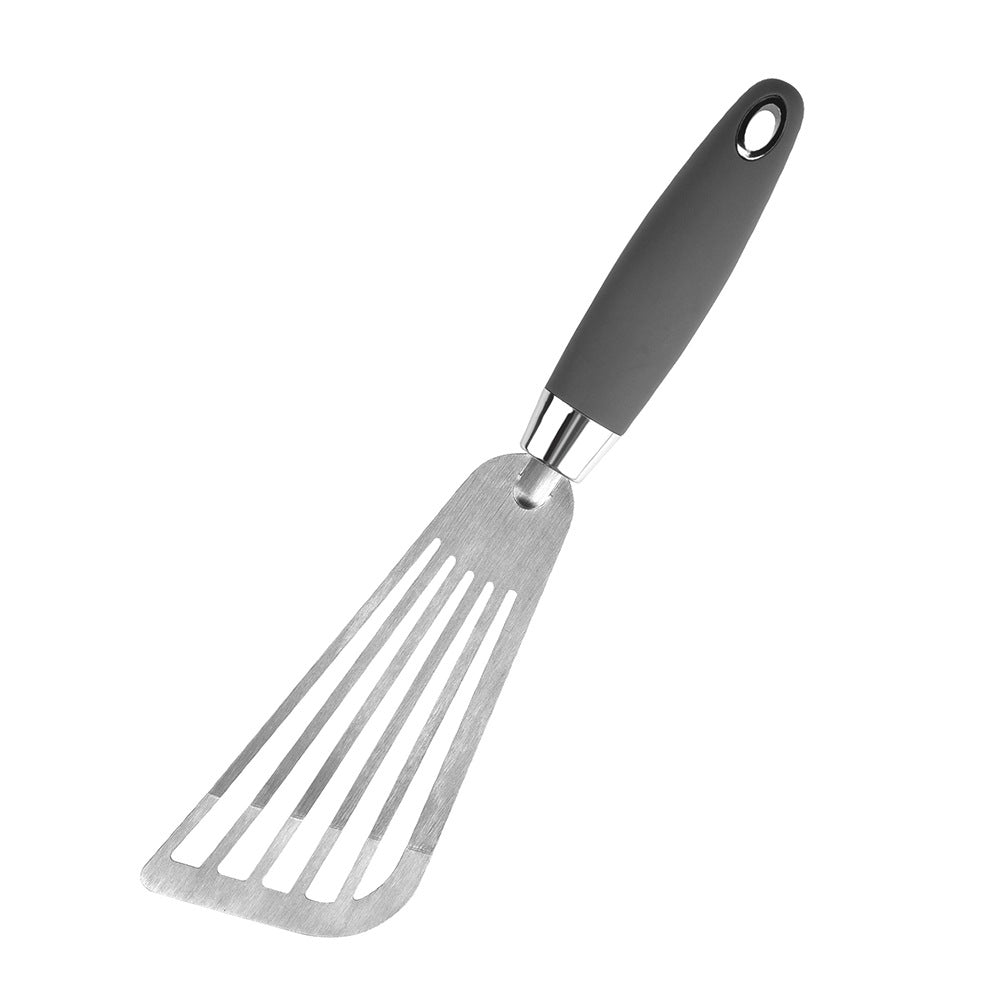 Flexibler Pfannenwender mit Schmaler Geschlitzter Klinge und Ergonomischem Softgriff Brehn