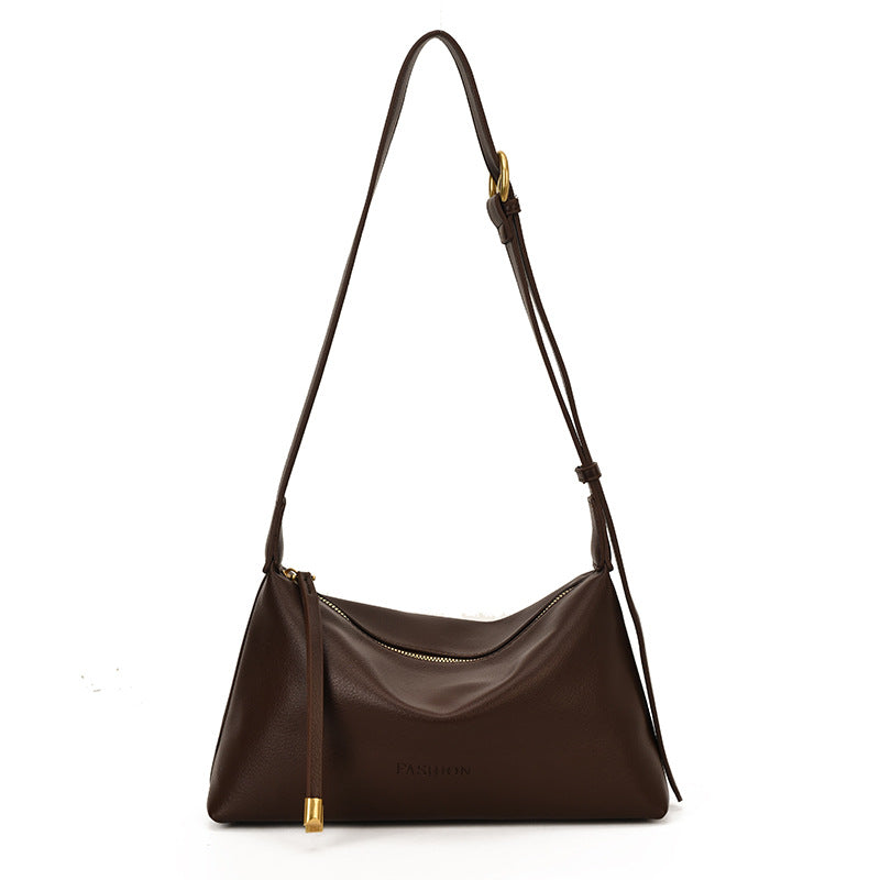 Elegante Moderne Leder Schultertasche Brehn