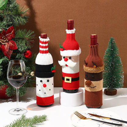 Weihnachtsgeschenk Weinflaschenhülle Brehn