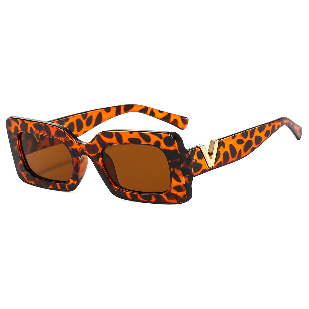 Damen Stylische oversized Sonnenbrille mit einzigartigem Rahmen Brehn