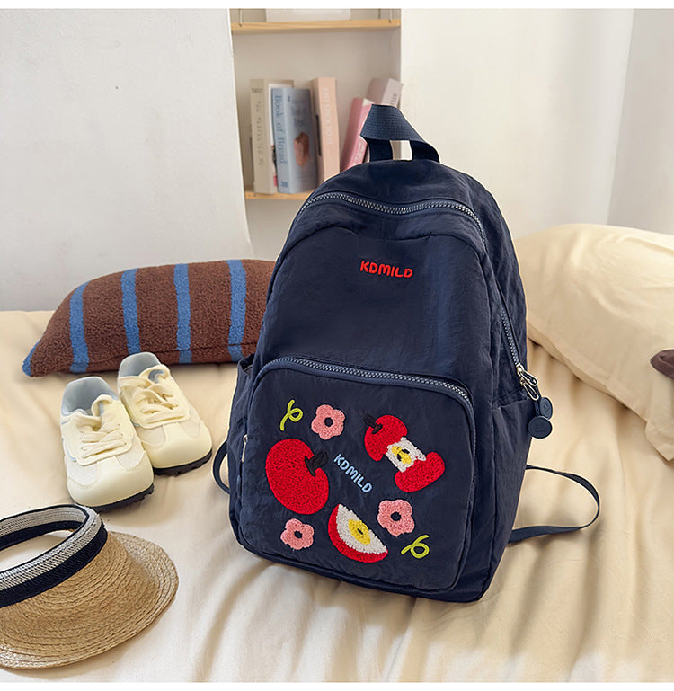 Niedlicher Bestickter Lässiger Schulrucksack