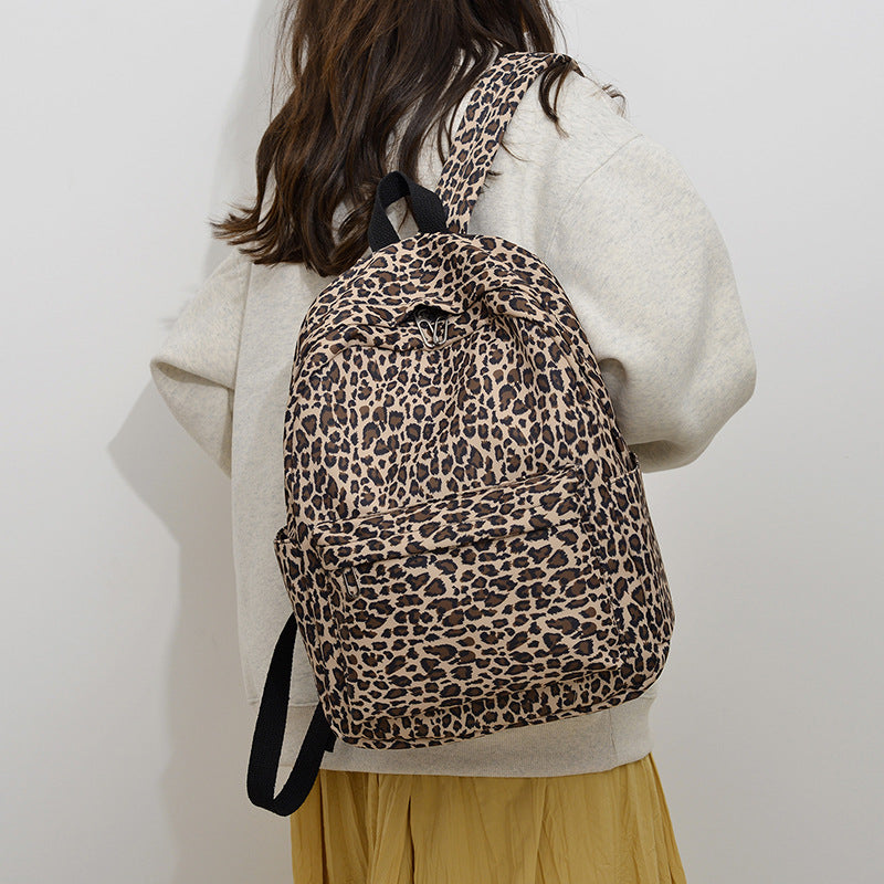 Stilvoller Rucksack Im Leopardenmuster Brehn
