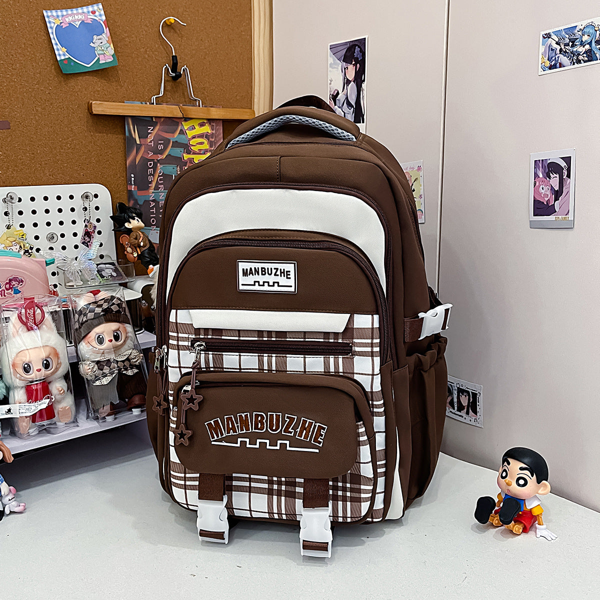 Multifunktionaler karierten Rucksack