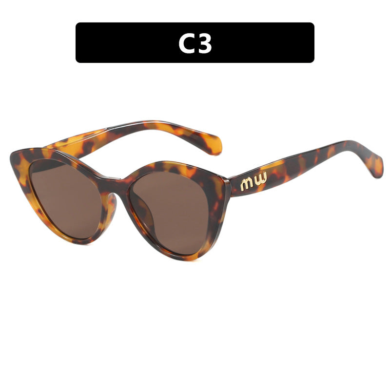 Damen elegante Cat-Eye Sonnenbrille mit luxuriösem hochwertigen Rahmen Brehn